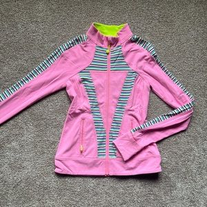 Ivivva Size 12 Pink Perfect Your Practice Jacket